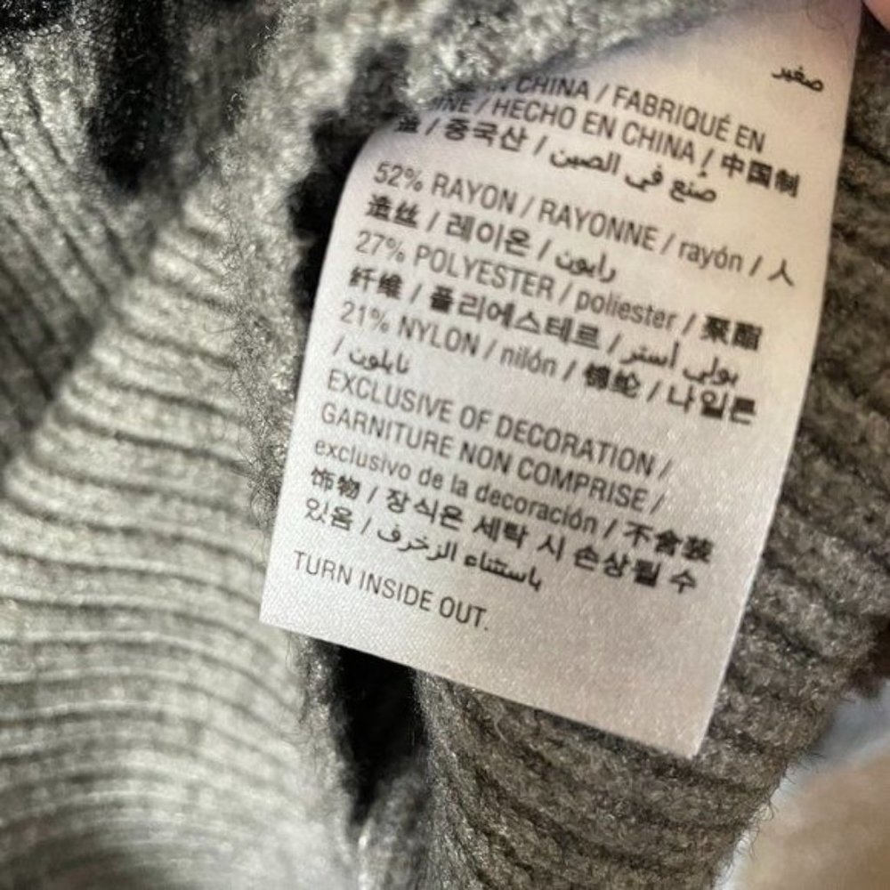 I.N.C. International Concepts Gray & Black Sweater - Picture 7 of 10